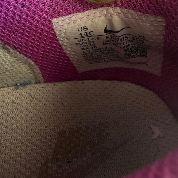 Nike Dunk Low PS “Active Fuchsia” Preschool Kids Sneakers- SZ 13 C - Picture 14 of 14